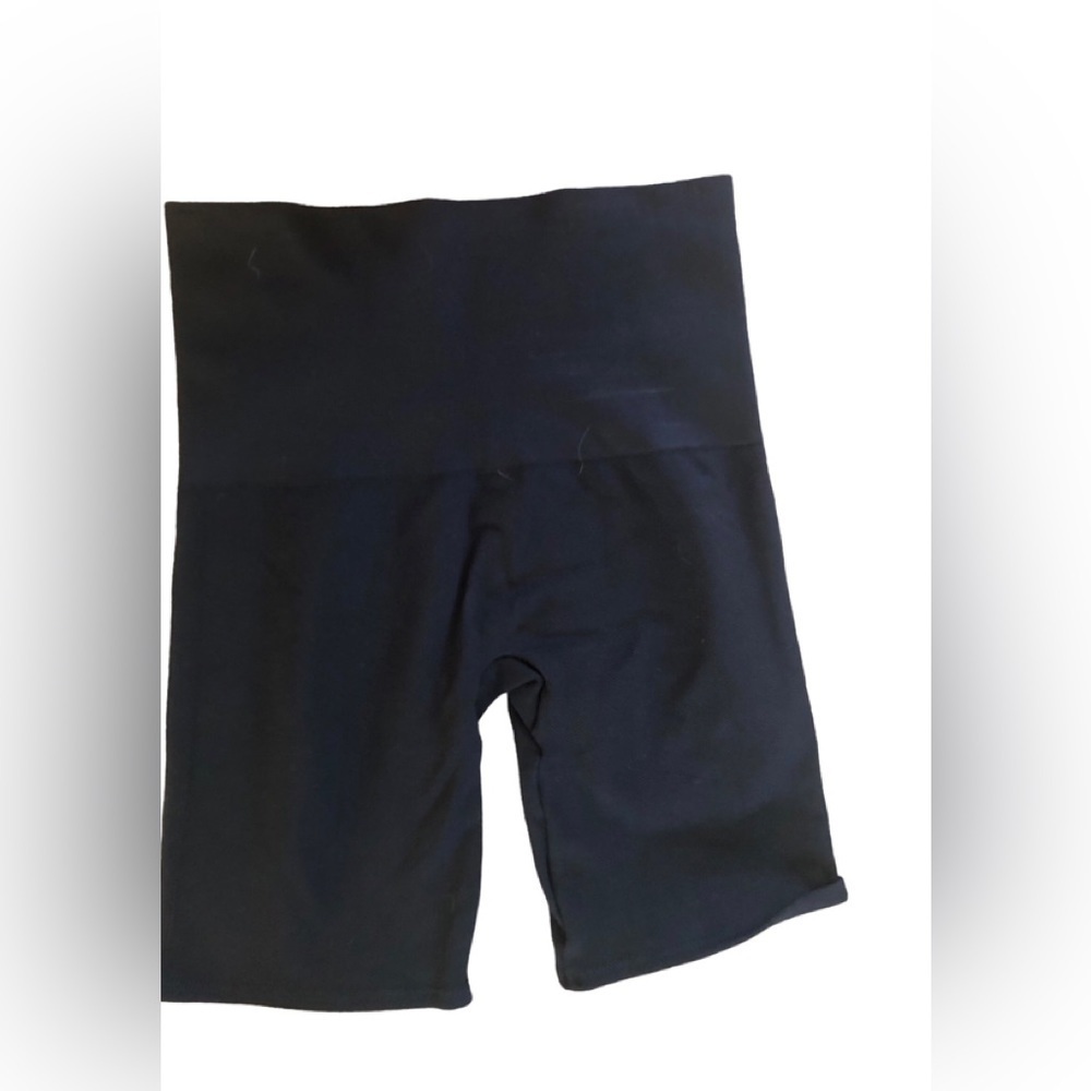 Spanx Black Med Thigh Shaper Black Pull On XS Compression